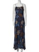 Farm Rio Floral Print Long Dress