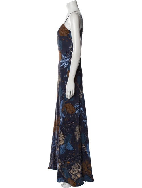 Farm Rio Floral Print Long Dress