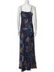 Farm Rio Floral Print Long Dress