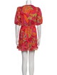 Farm Rio Floral Print Mini Dress