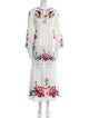Farm Rio Floral Print Long Dress