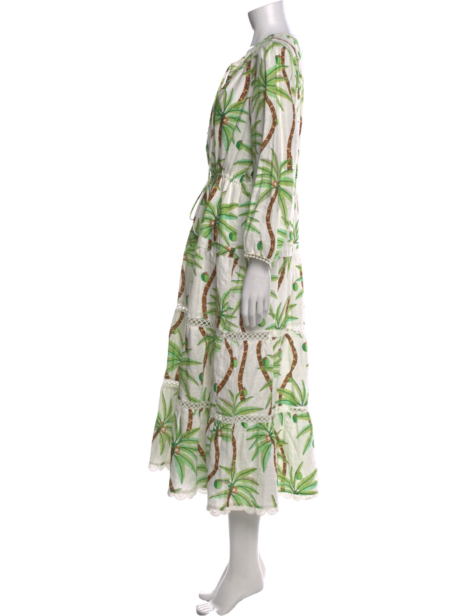 Farm Rio Linen Long Dress