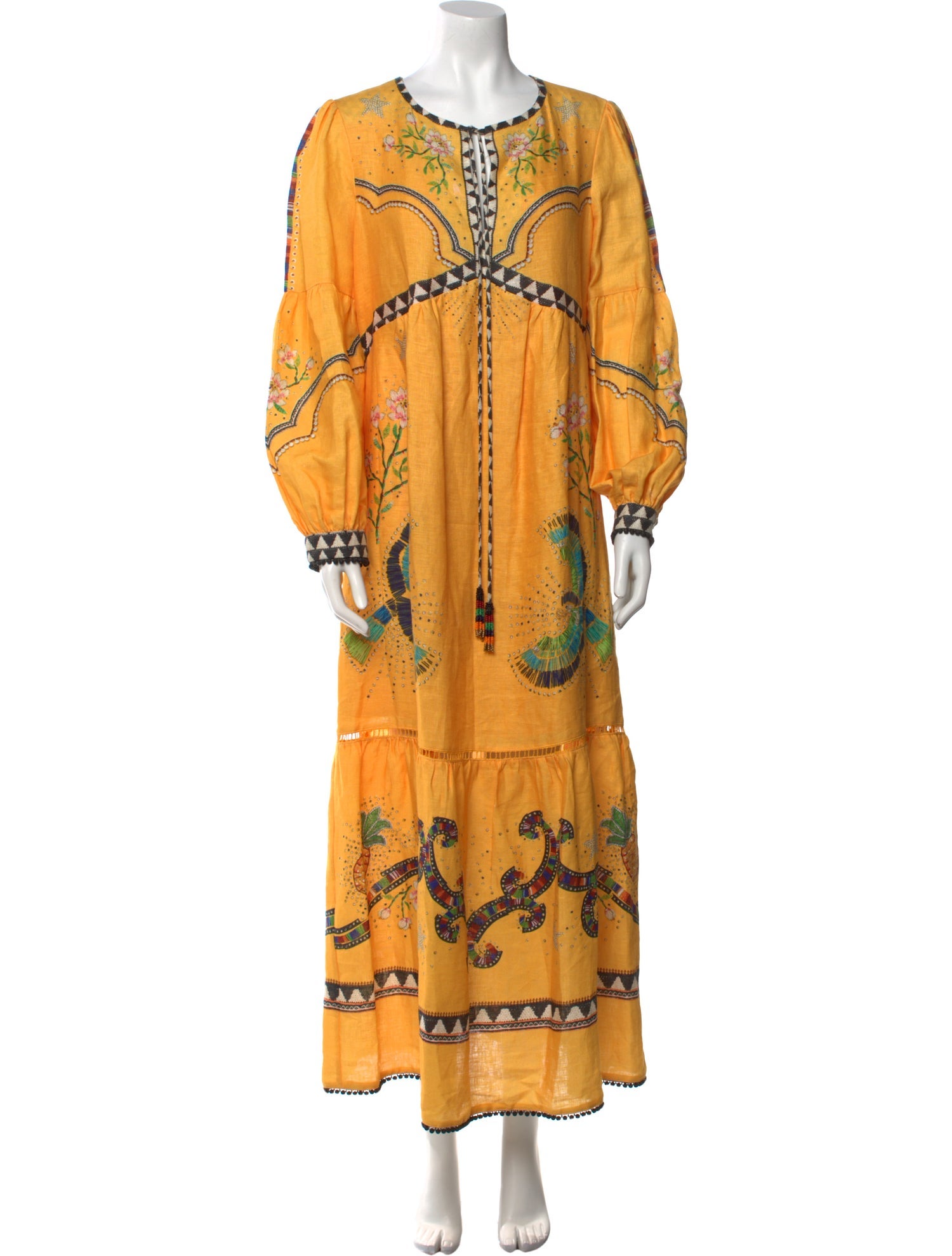 Farm Rio Linen Long Dress