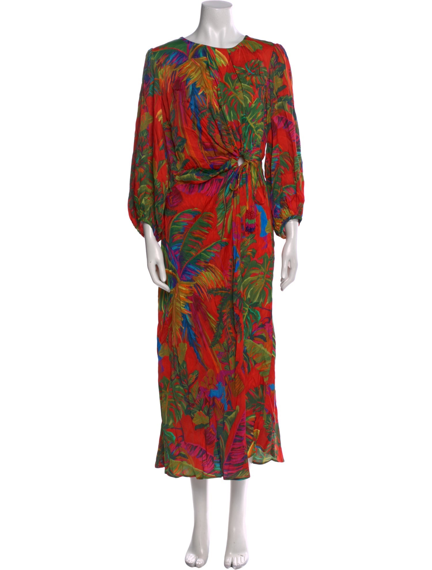 Farm Rio Printed Long Dress w/ Tags
