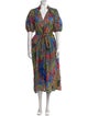 Farm Rio Printed Long Dress