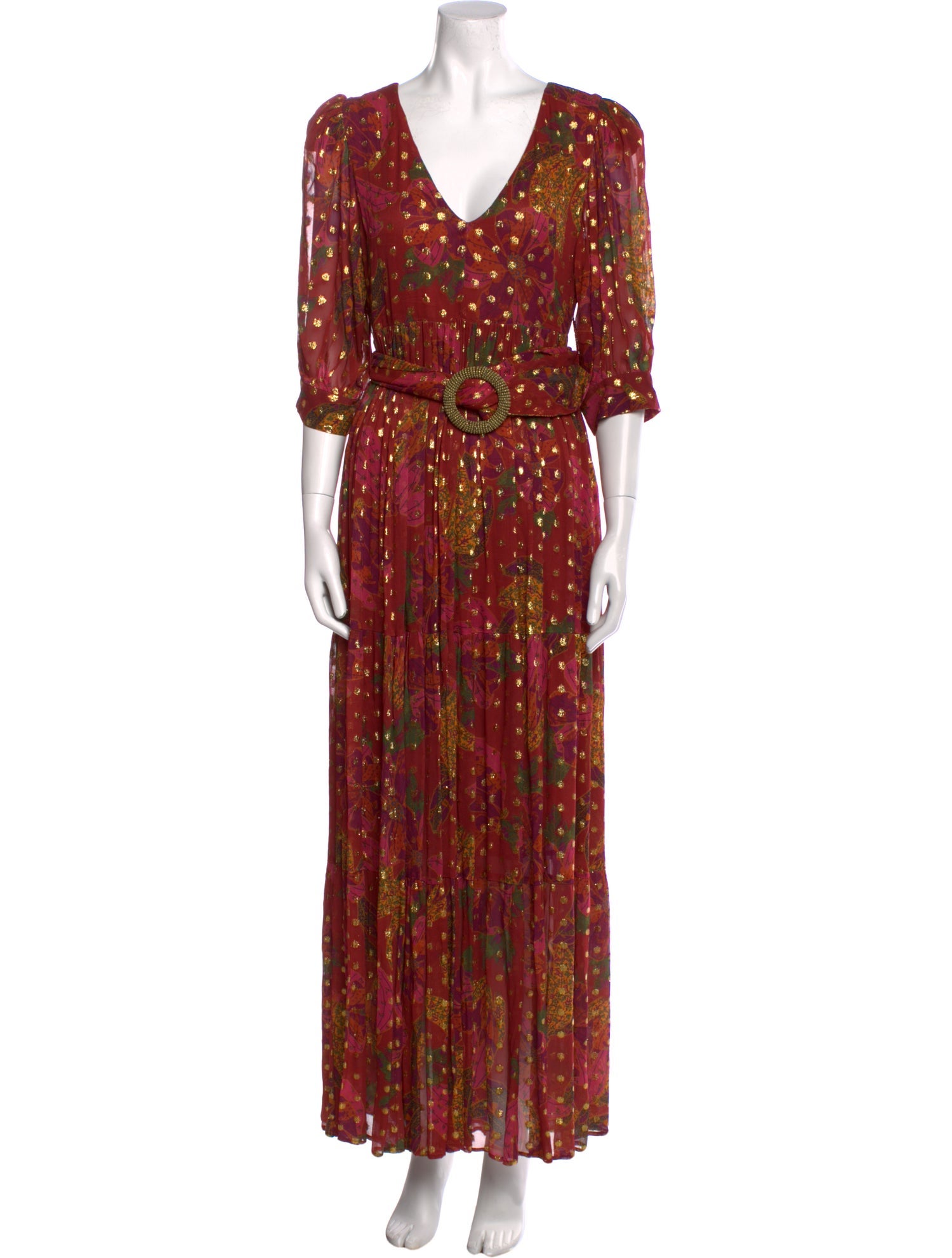 Farm Rio Printed Long Dress