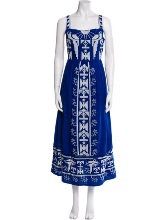 Farm Rio Linen Long Dress