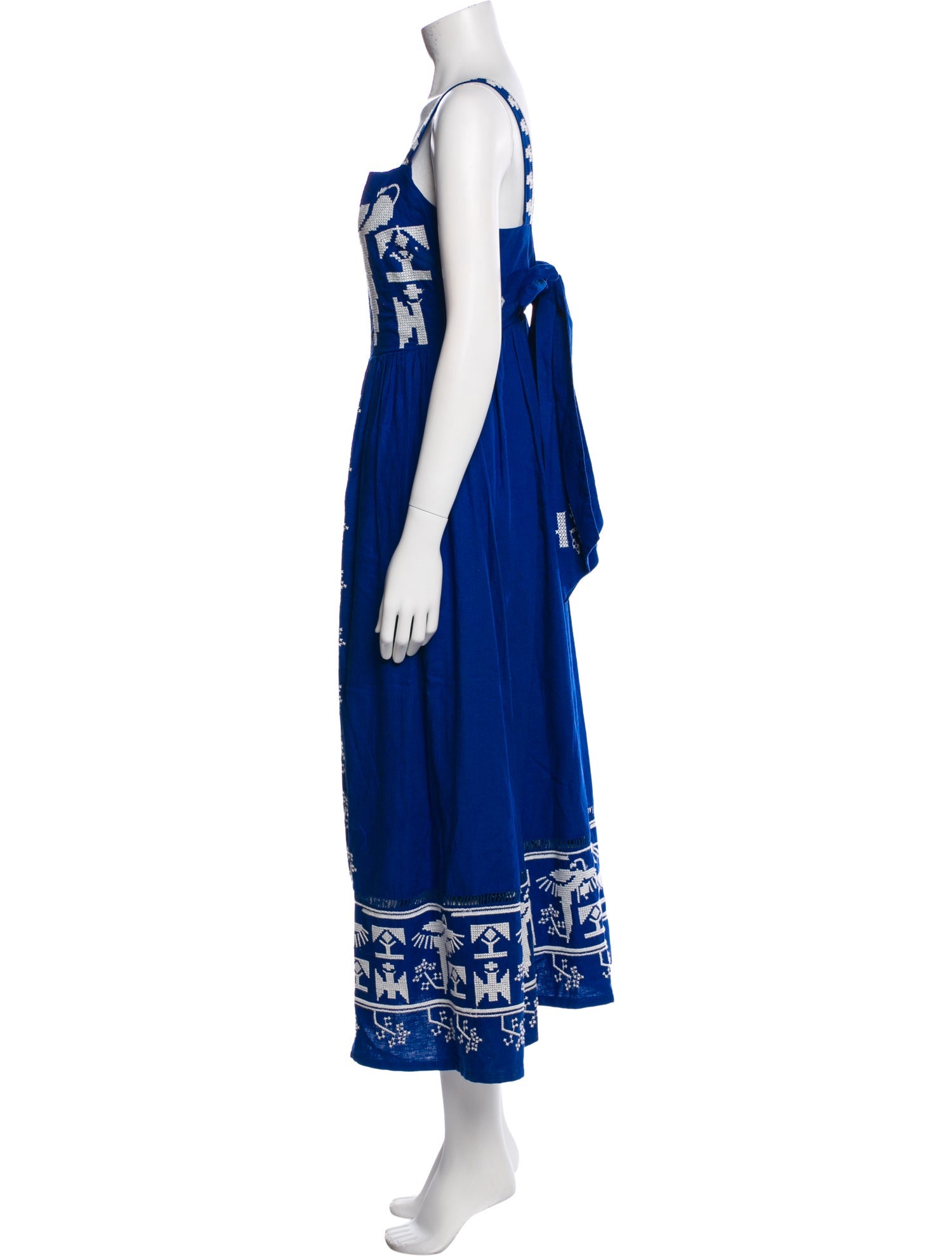 Farm Rio Linen Long Dress