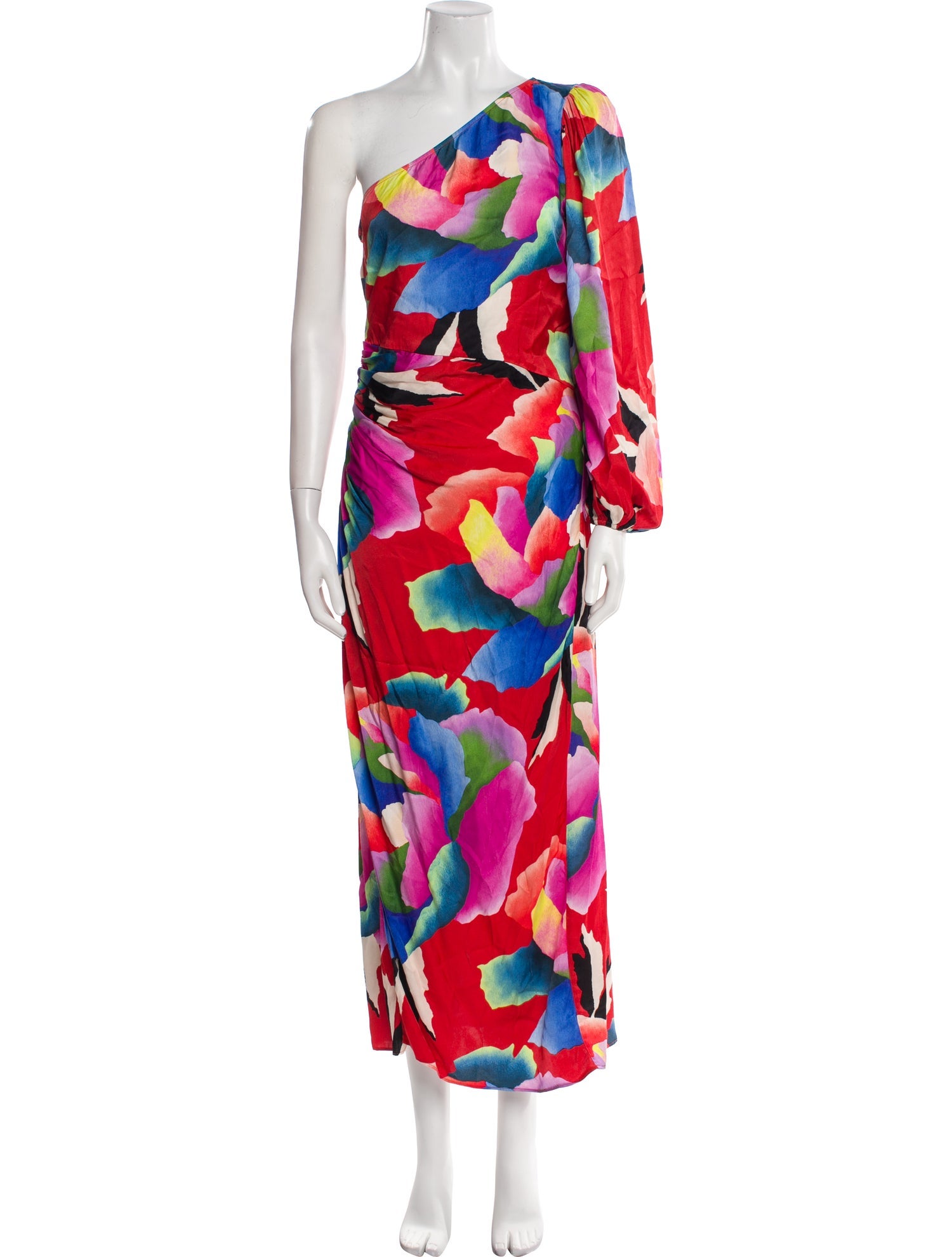 Farm Rio Floral Print Long Dress