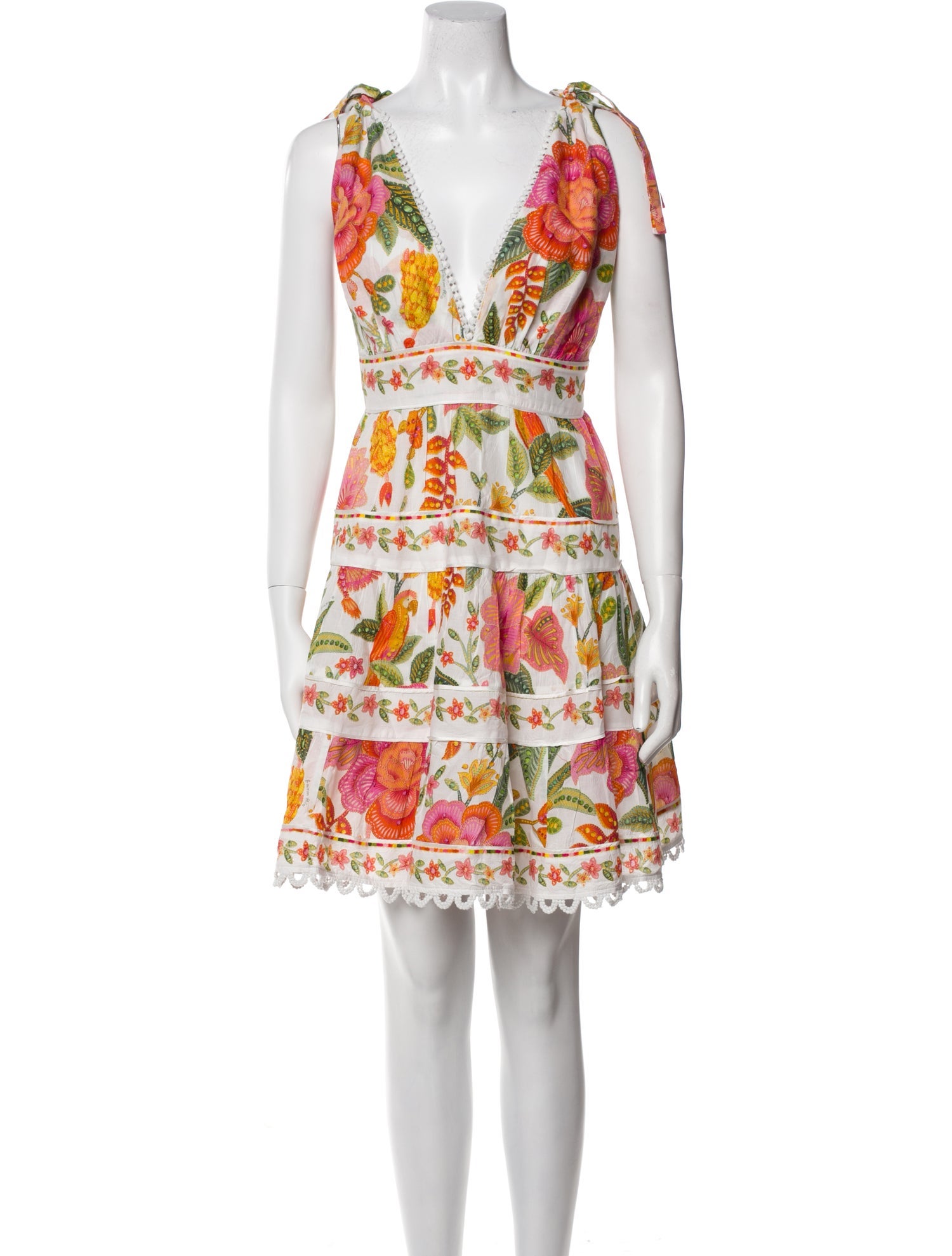 Farm Rio Printed Mini Dress