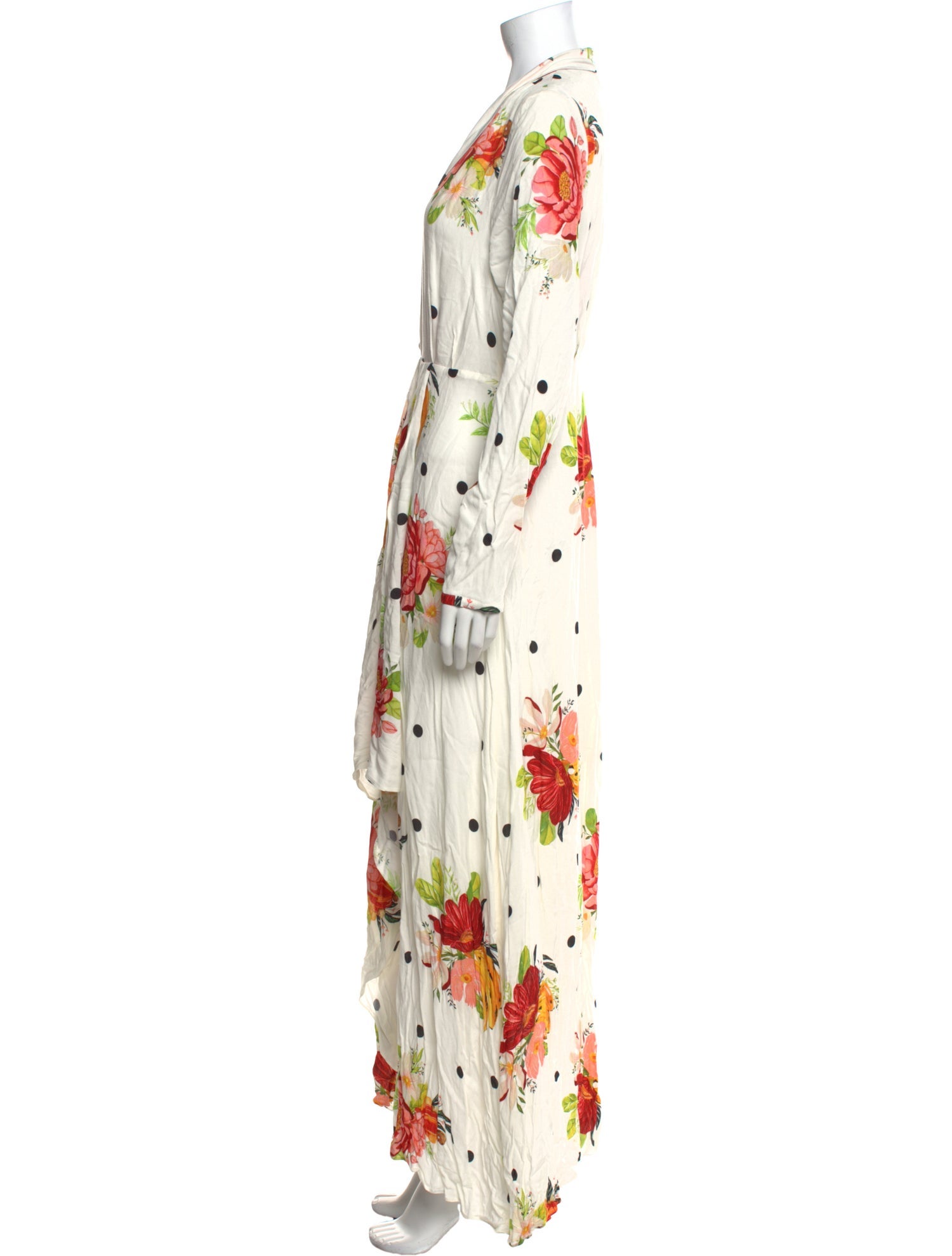 Farm Rio Floral Print Long Dress w/ Tags