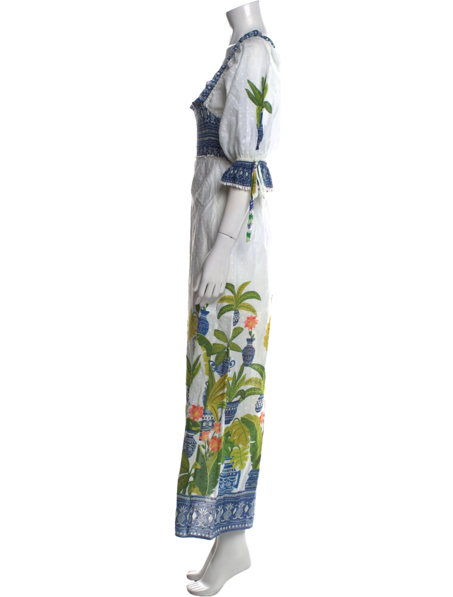 Farm Rio Printed Long Dress