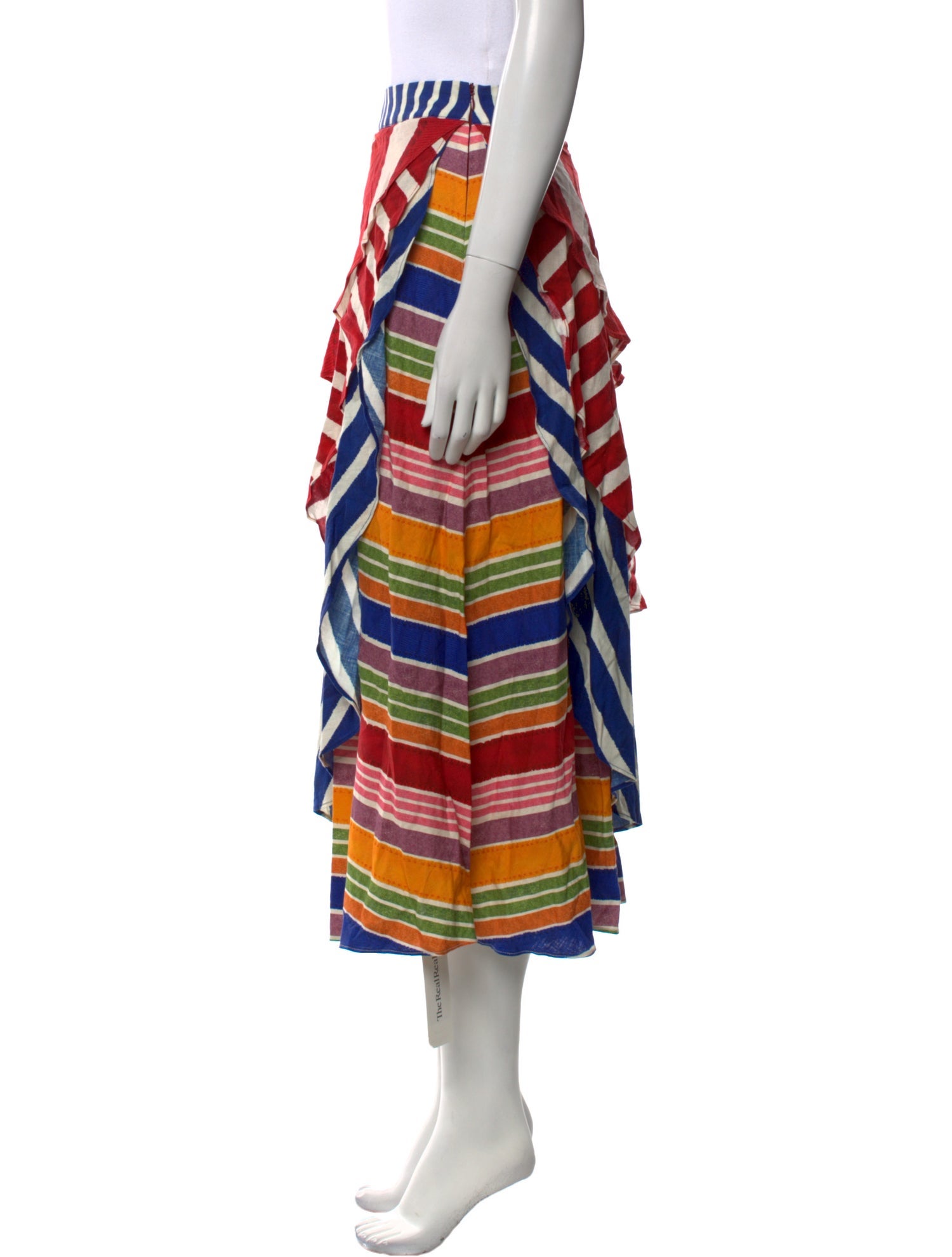 Farm Rio Linen Midi Length Skirt w/ Tags