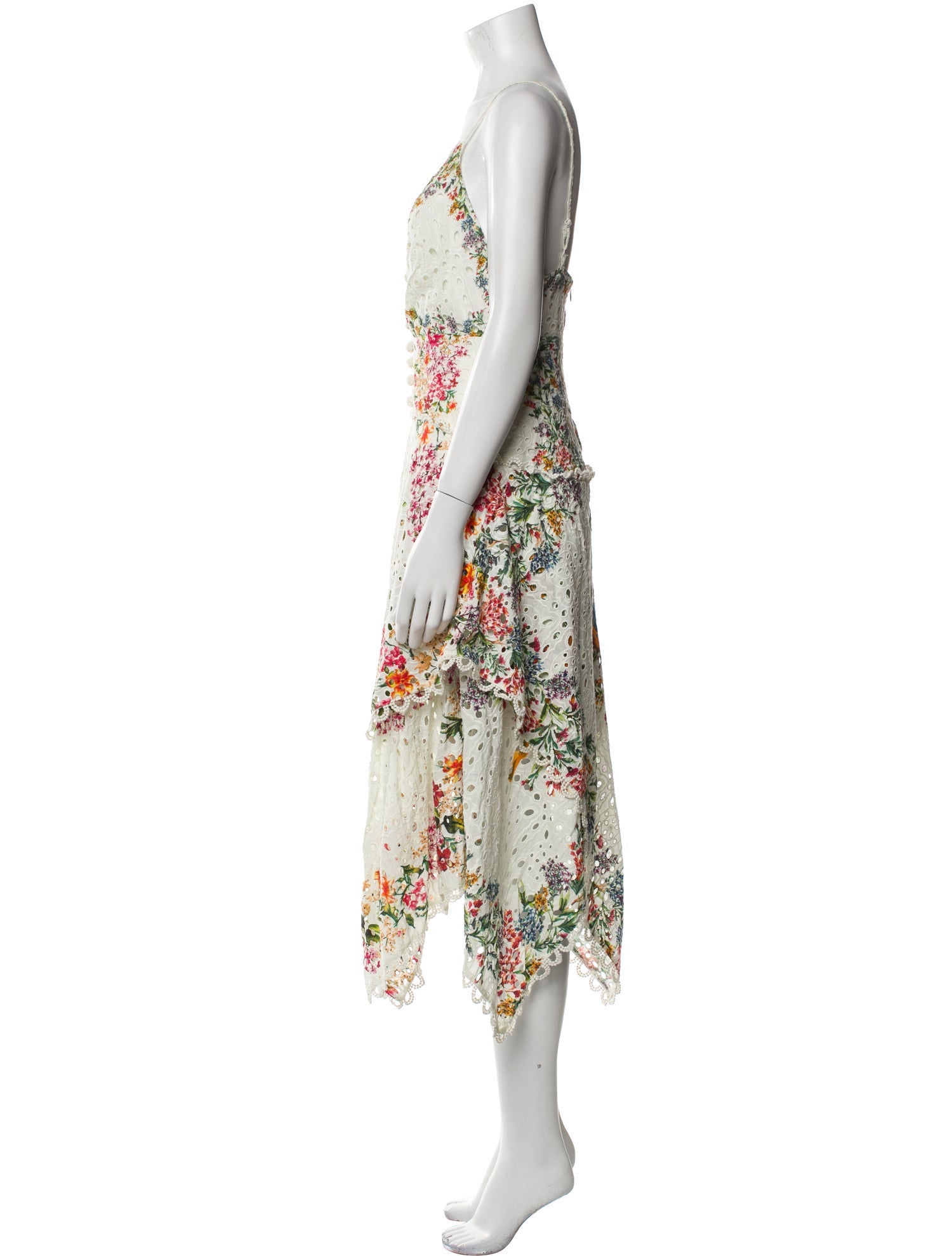 Farm Rio Floral Print Long Dress