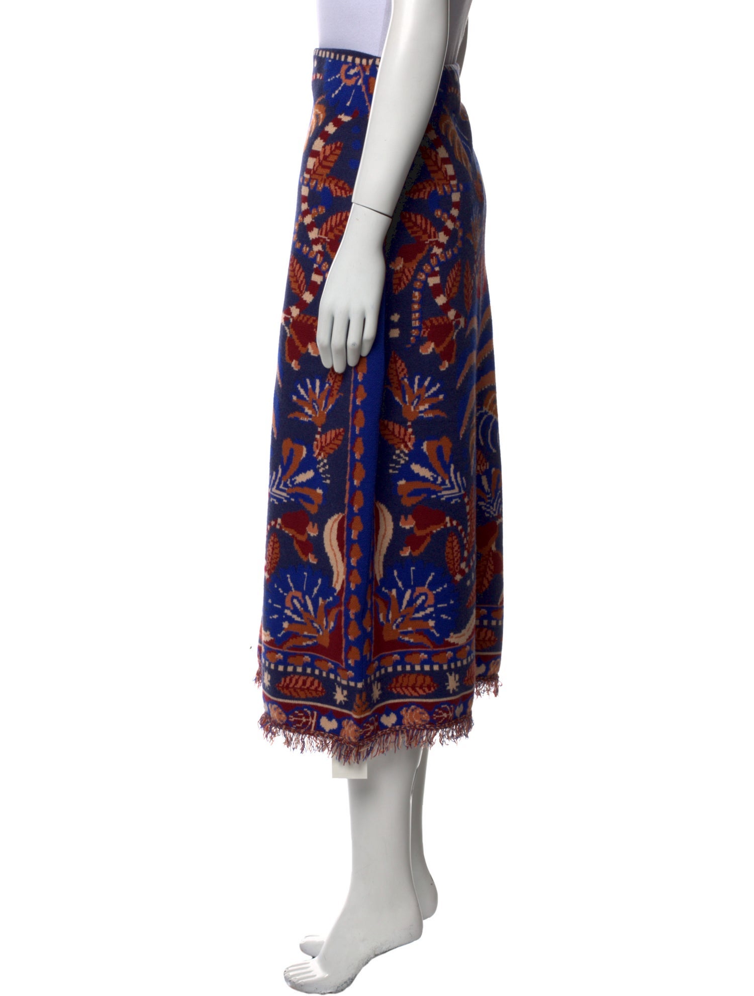 Farm Rio Printed Midi Length Skirt
