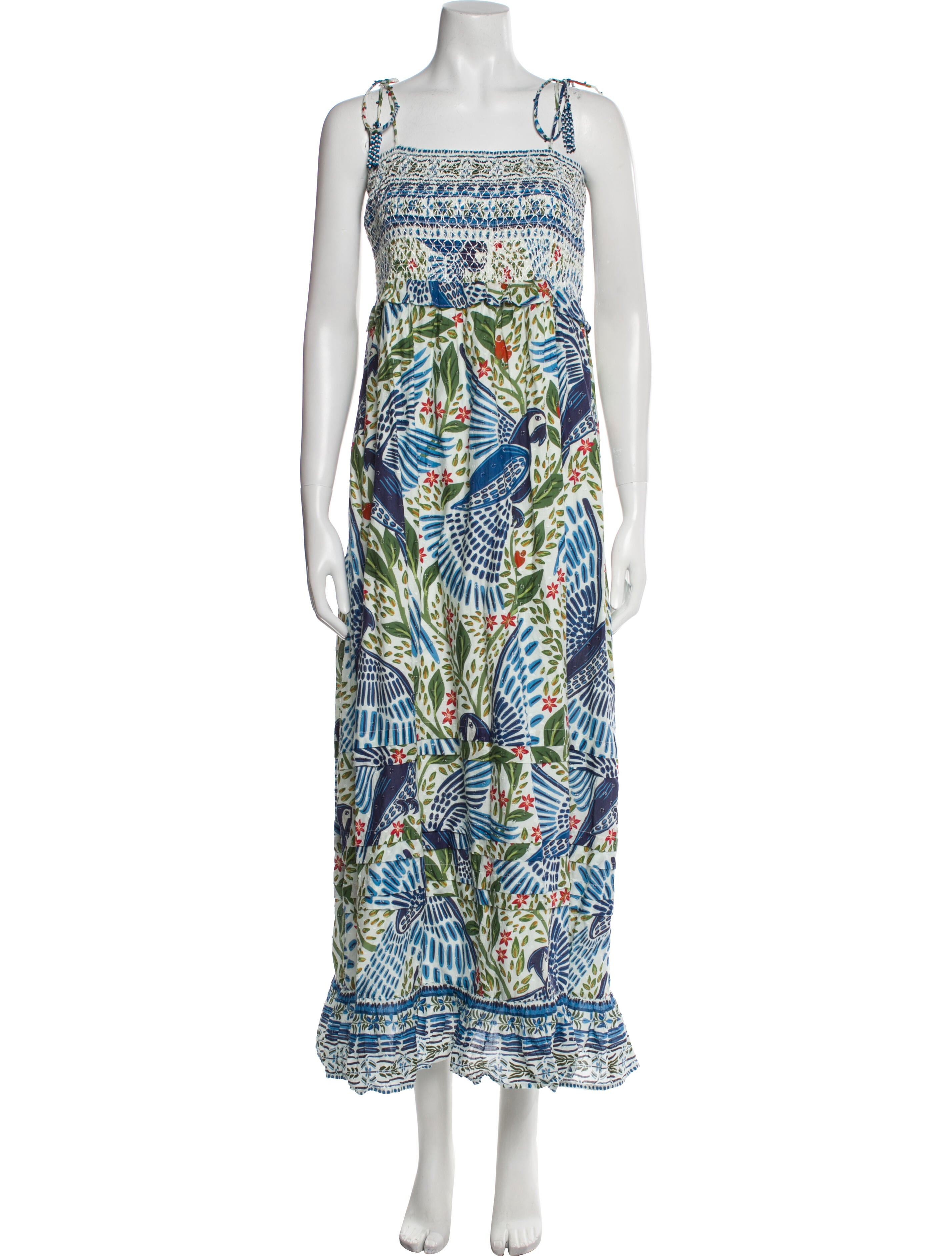 Farm Rio Printed Long Dress