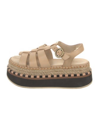 Farm Rio Leather Espadrilles