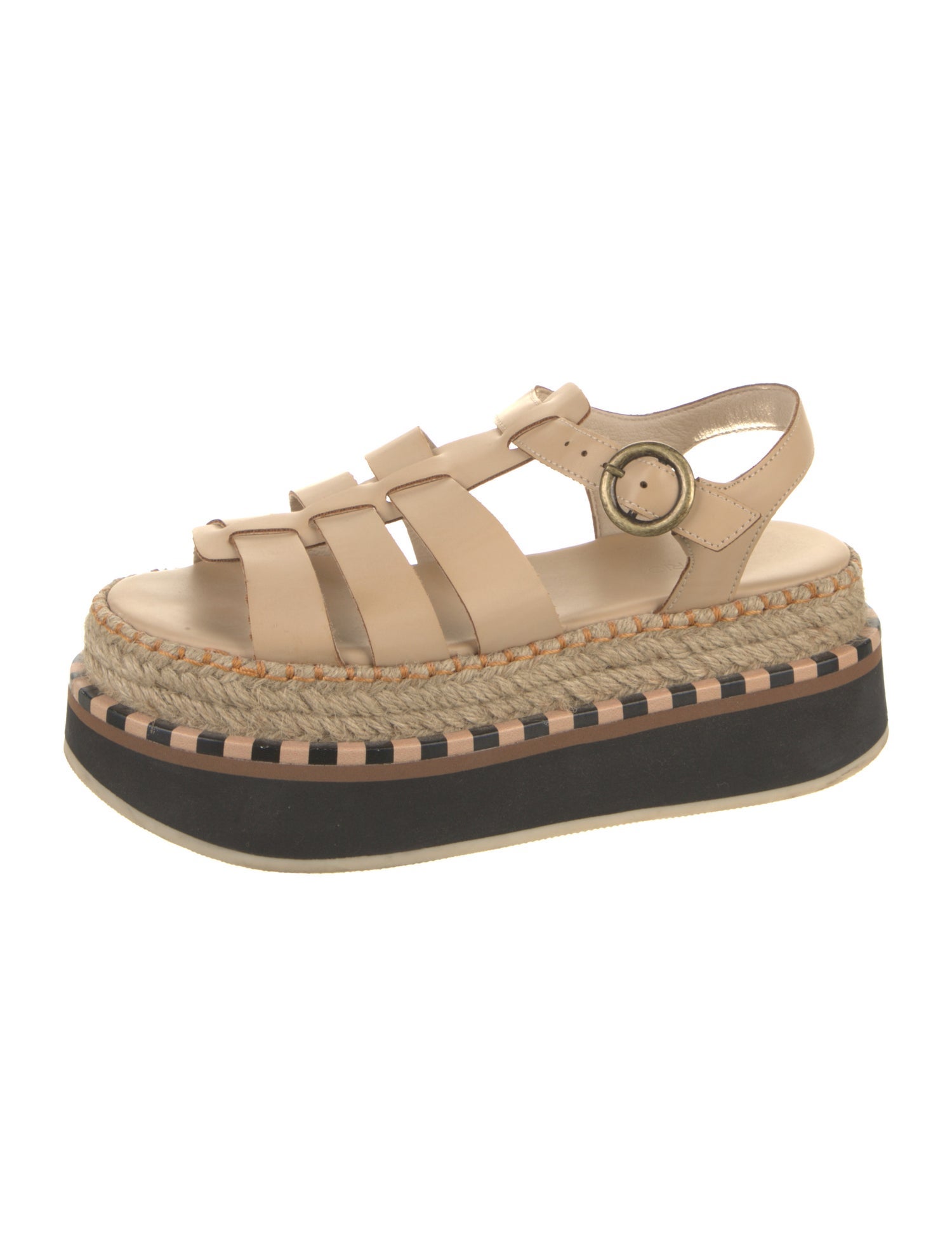 Farm Rio Leather Espadrilles