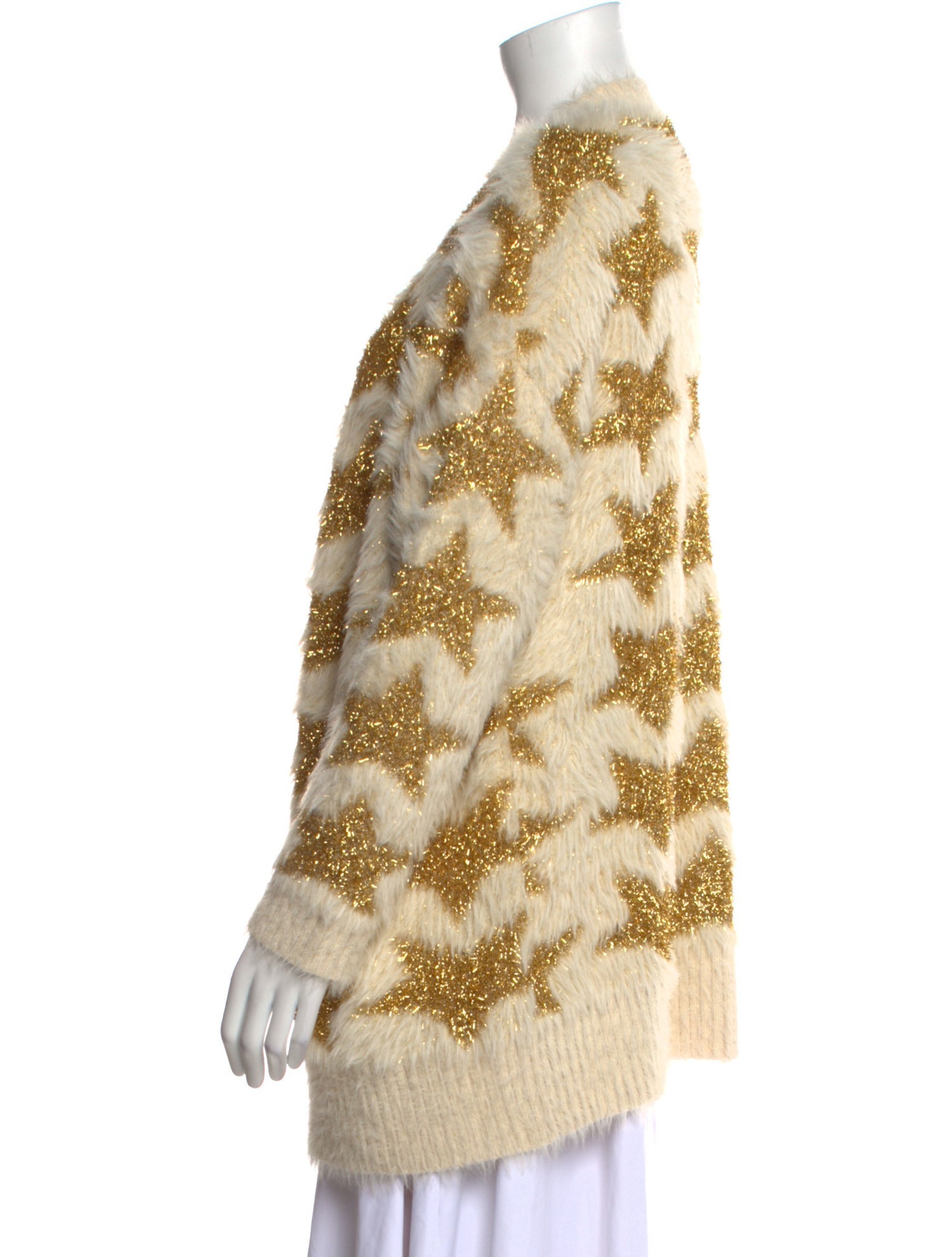 Farm Rio Printed Open Front Sweater