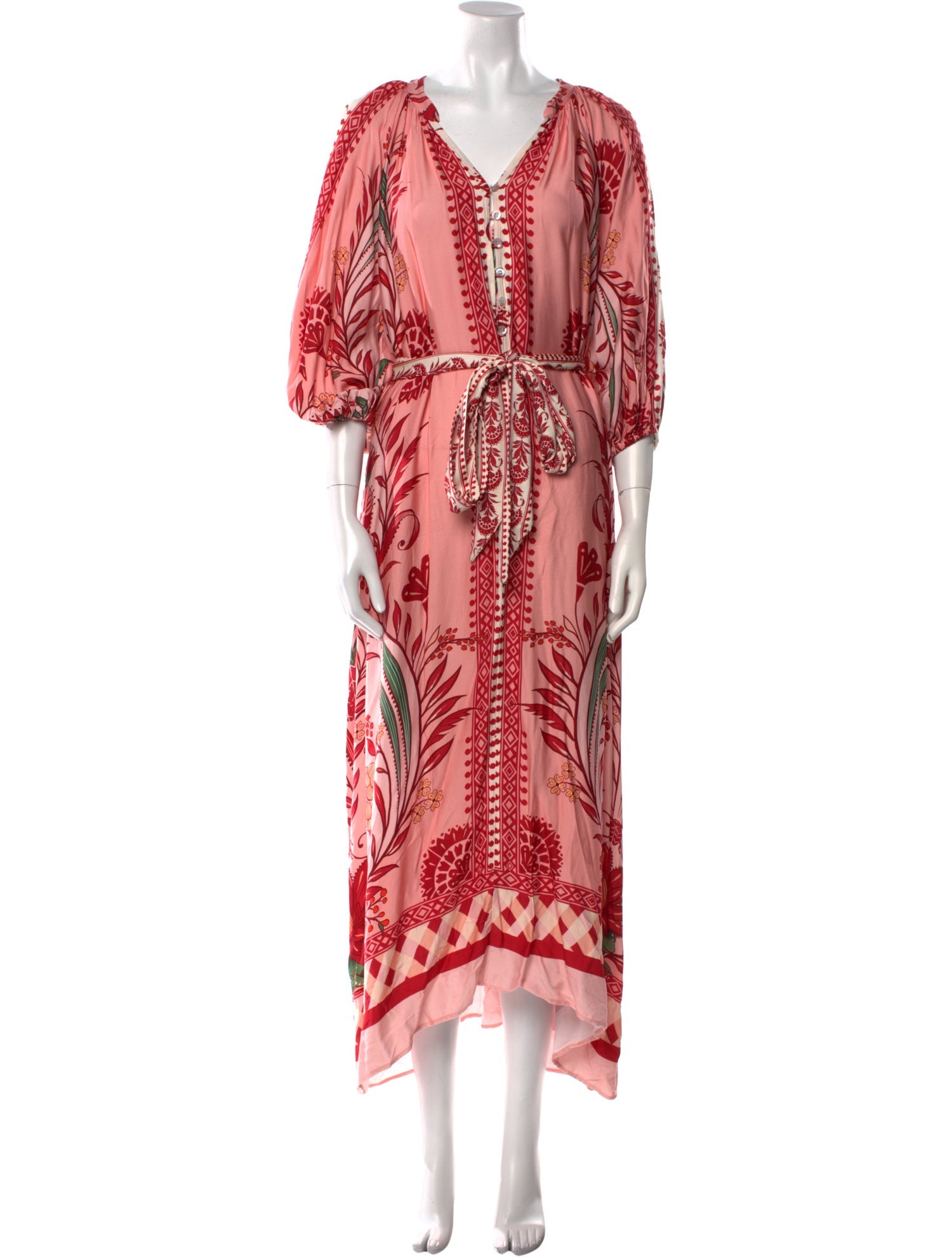 Farm Rio Printed Long Dress