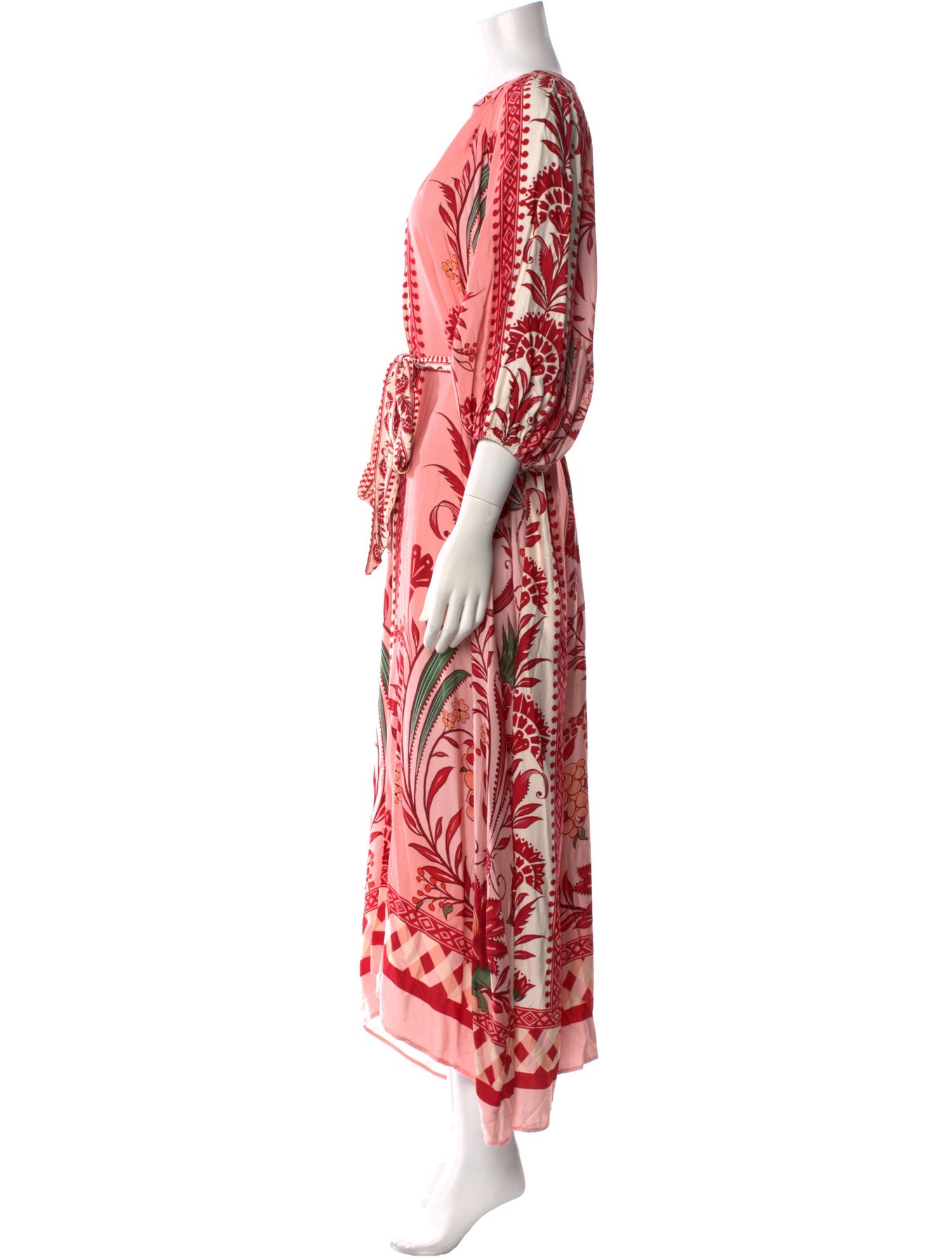 Farm Rio Printed Long Dress
