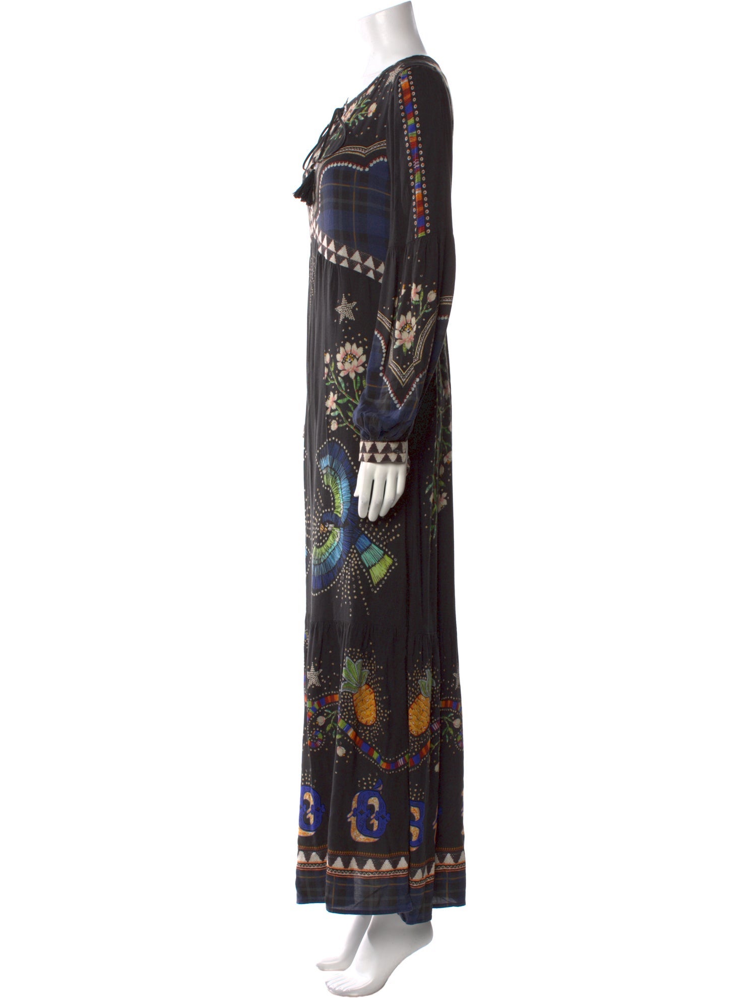 Farm Rio Printed Long Dress