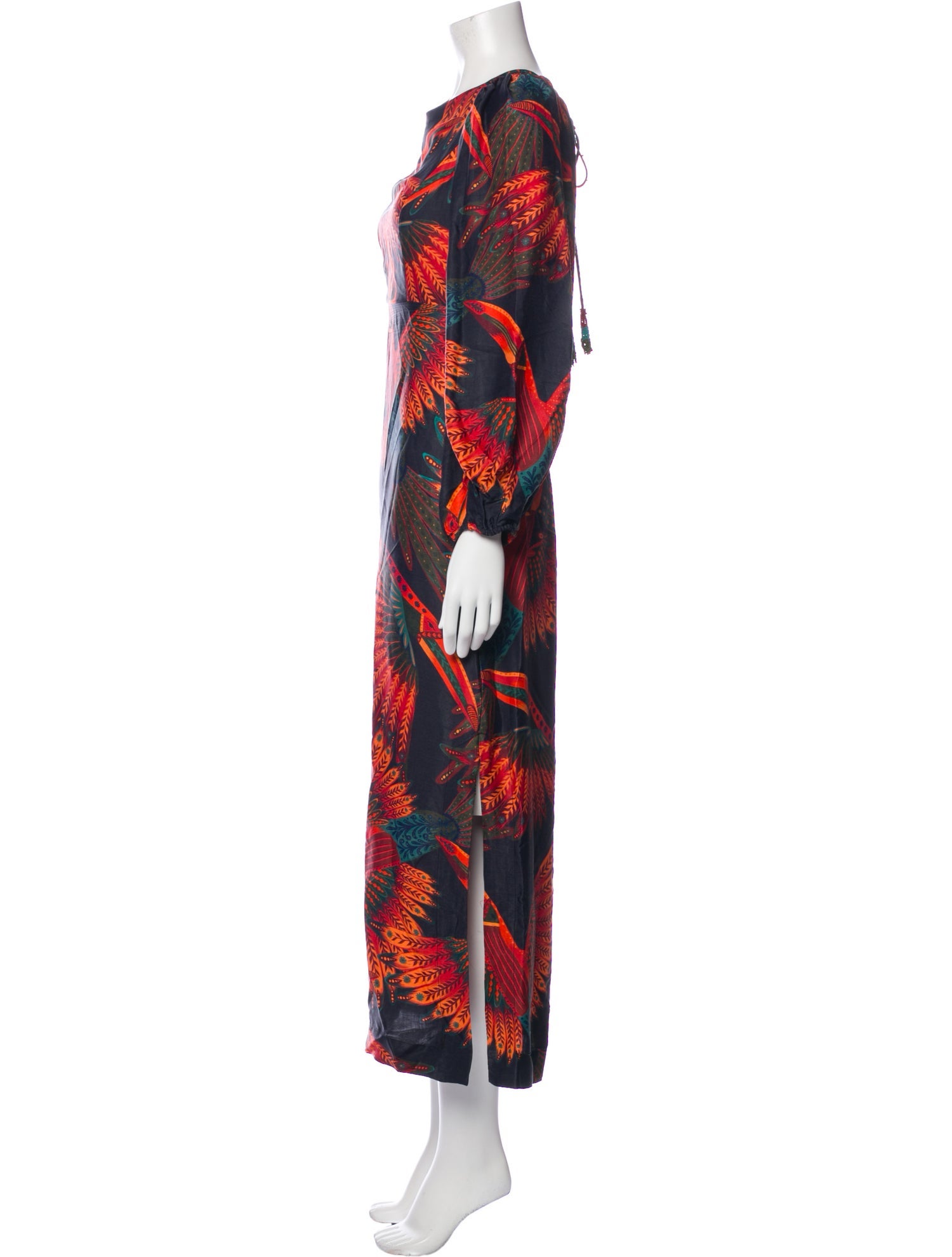 Farm Rio Printed Long Dress