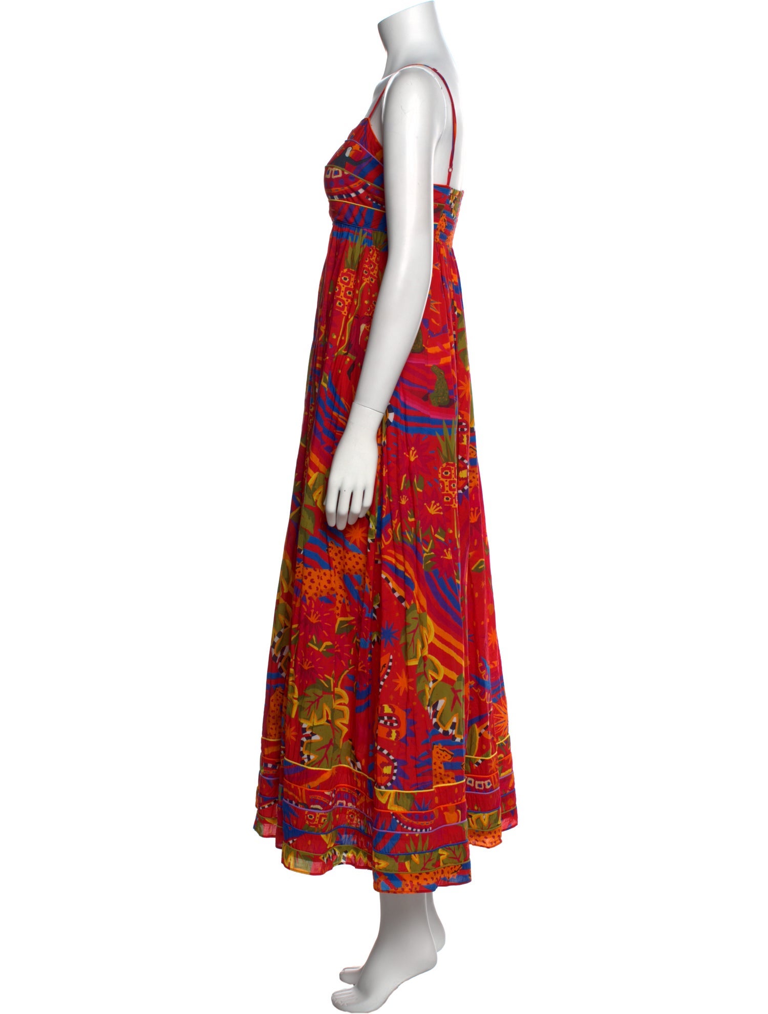 Farm Rio Printed Long Dress
