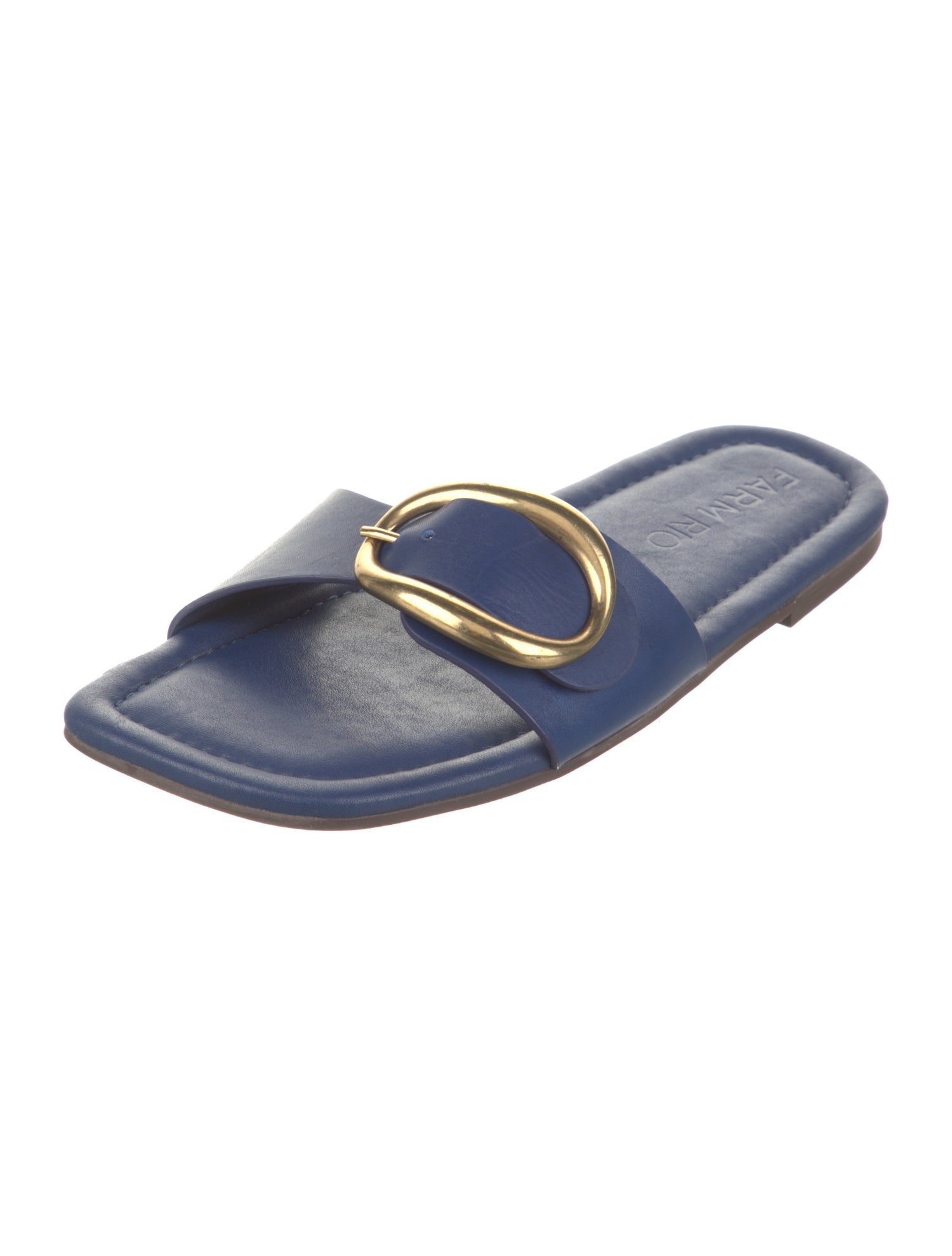 Farm Rio Leather Slides