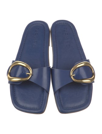 Farm Rio Leather Slides