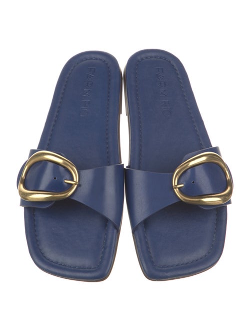 Farm Rio Leather Slides
