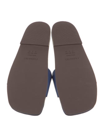 Farm Rio Leather Slides