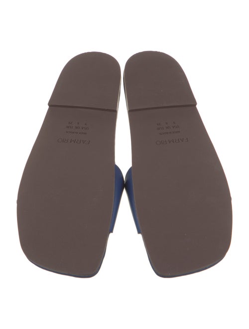 Farm Rio Leather Slides