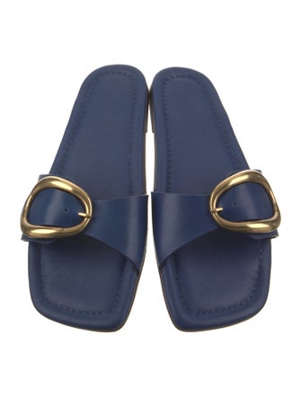Farm Rio Leather Slides