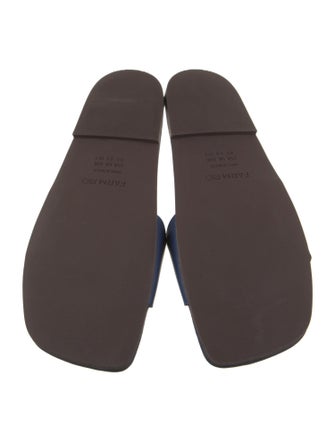 Farm Rio Leather Slides