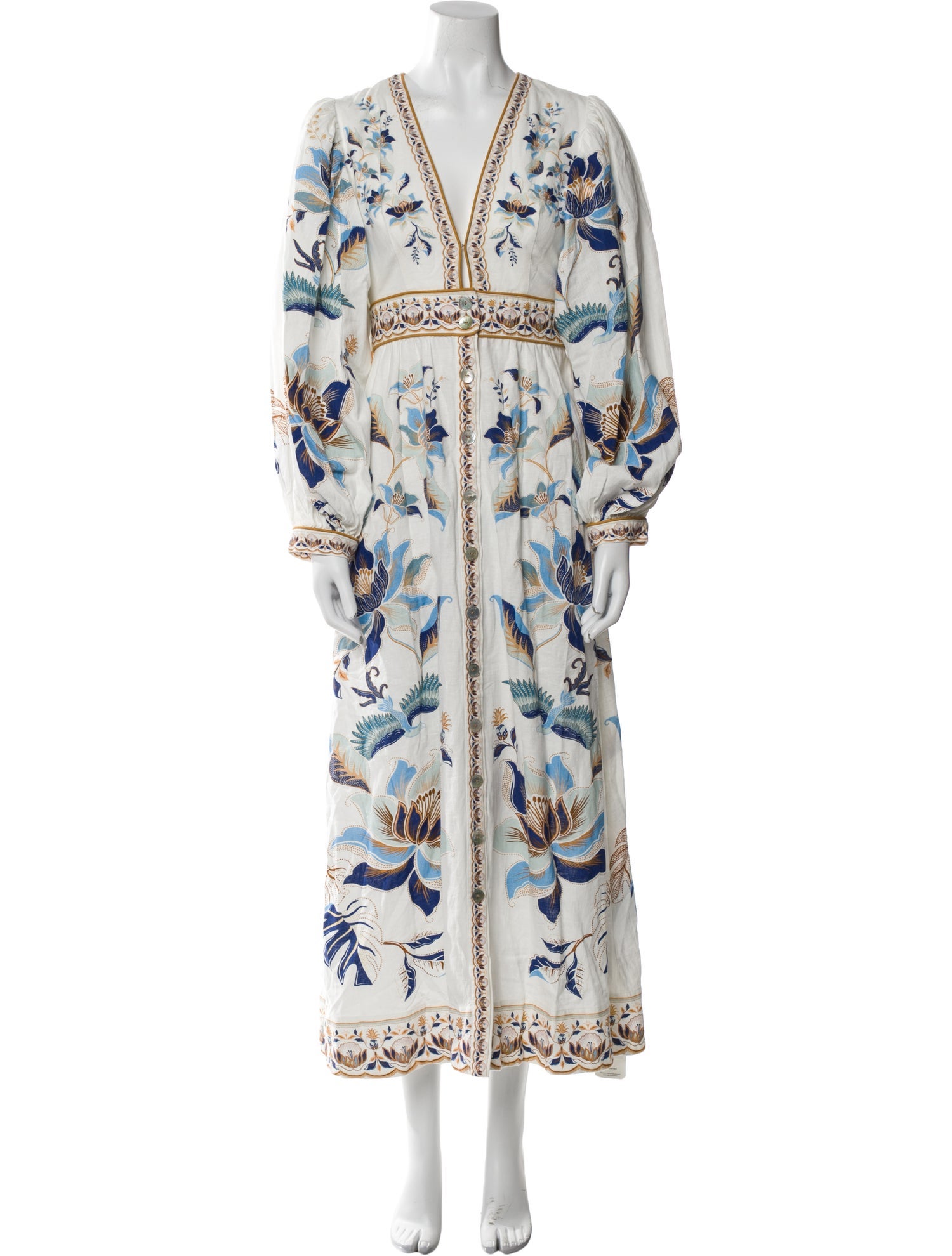 Farm Rio Printed Long Dress w/ Tags