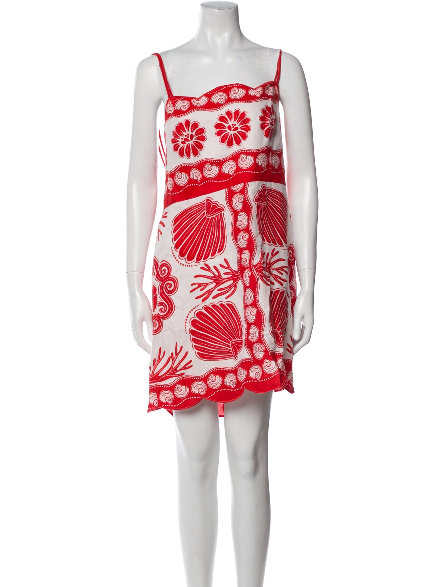 Farm Rio Linen Knee-Length Dress