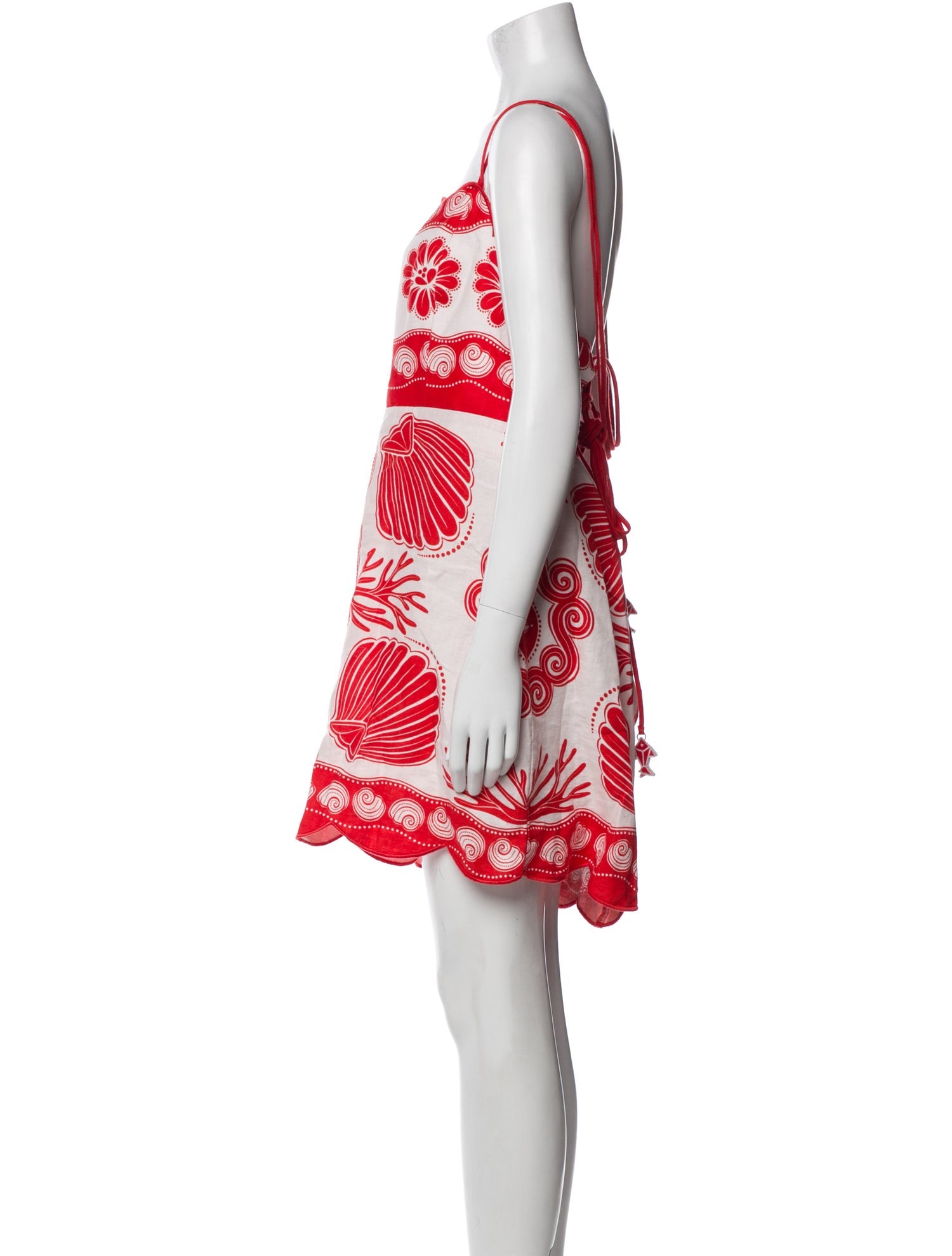 Farm Rio Linen Knee-Length Dress