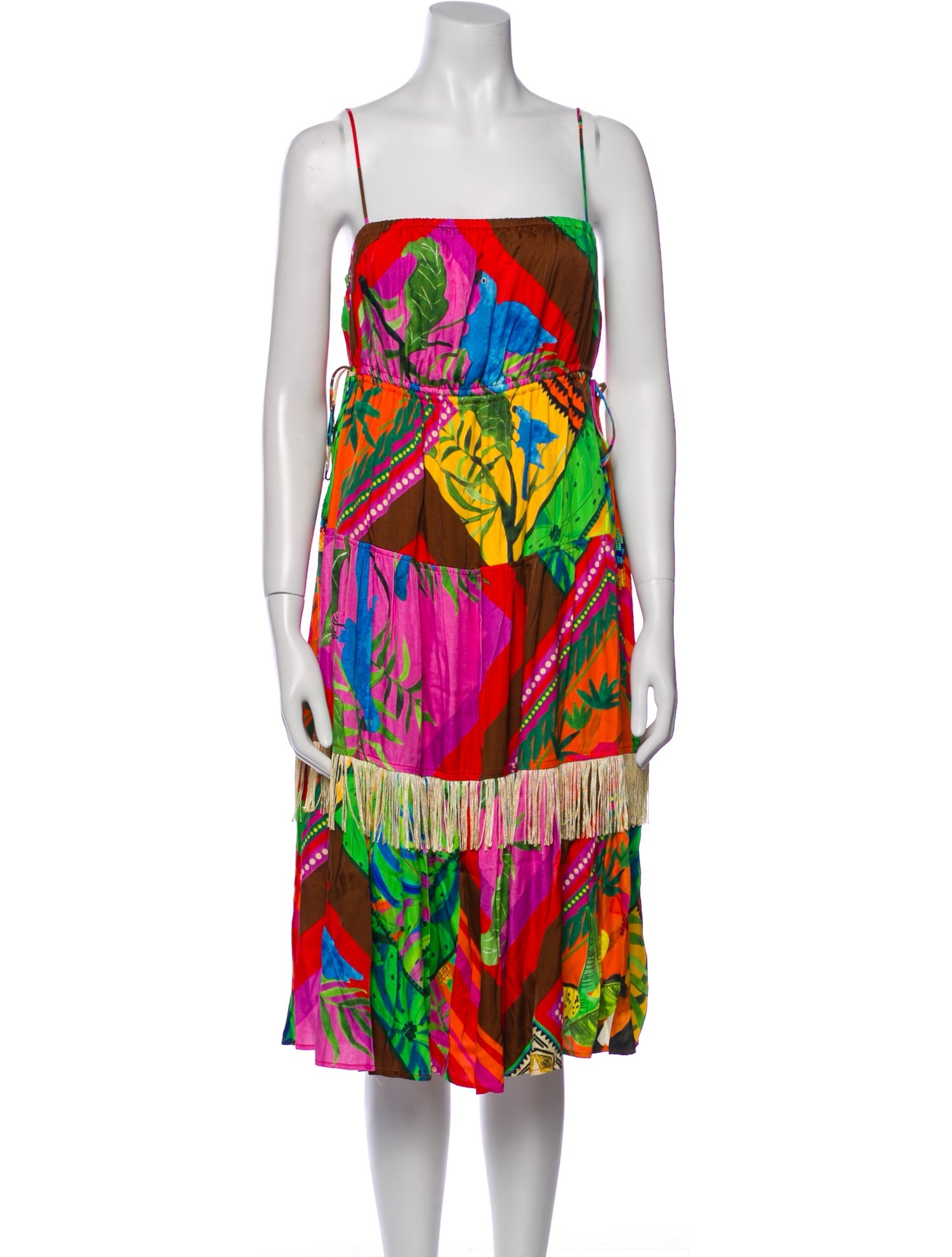 Farm Rio Printed Knee-Length Dress w/ Tags