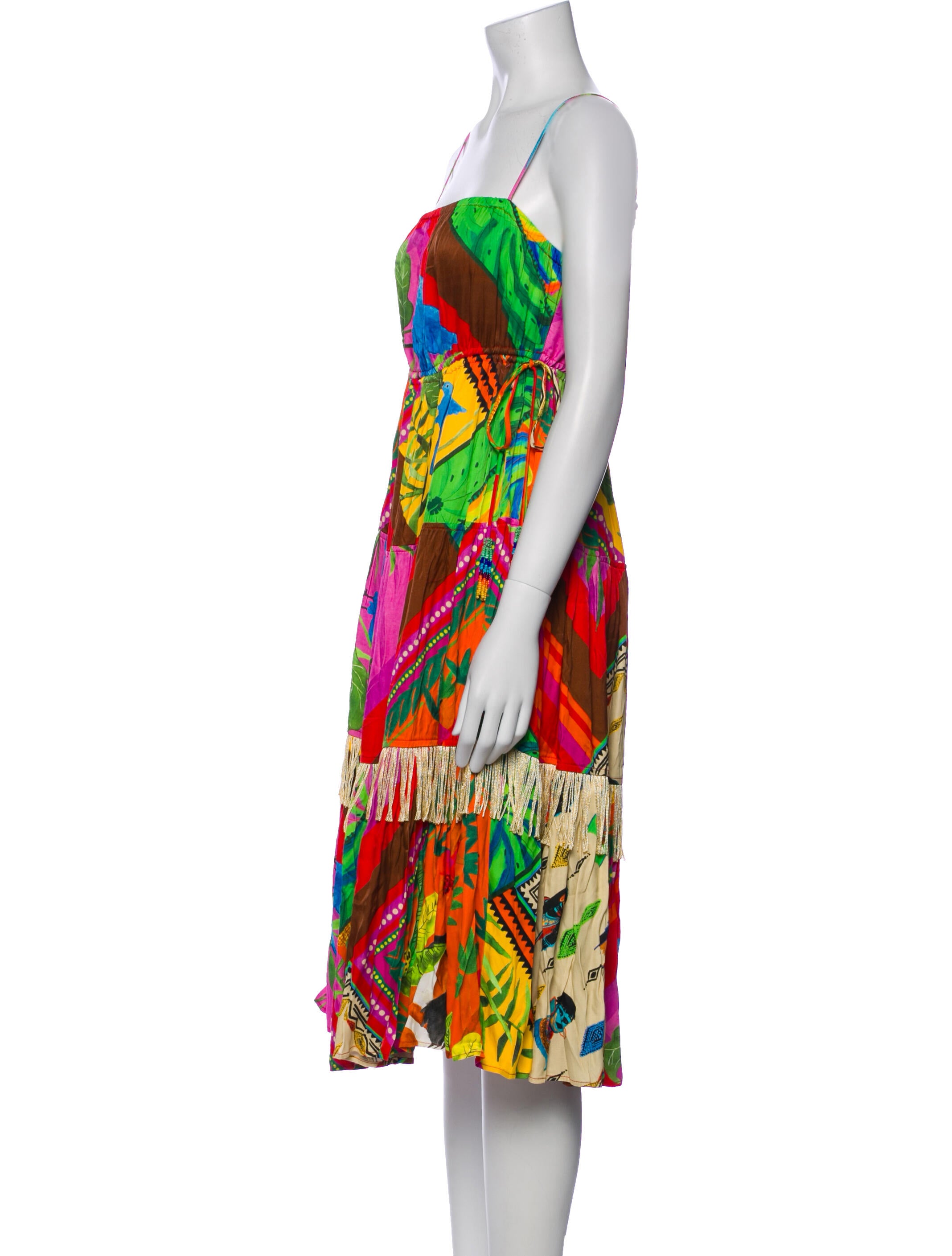 Farm Rio Printed Knee-Length Dress w/ Tags