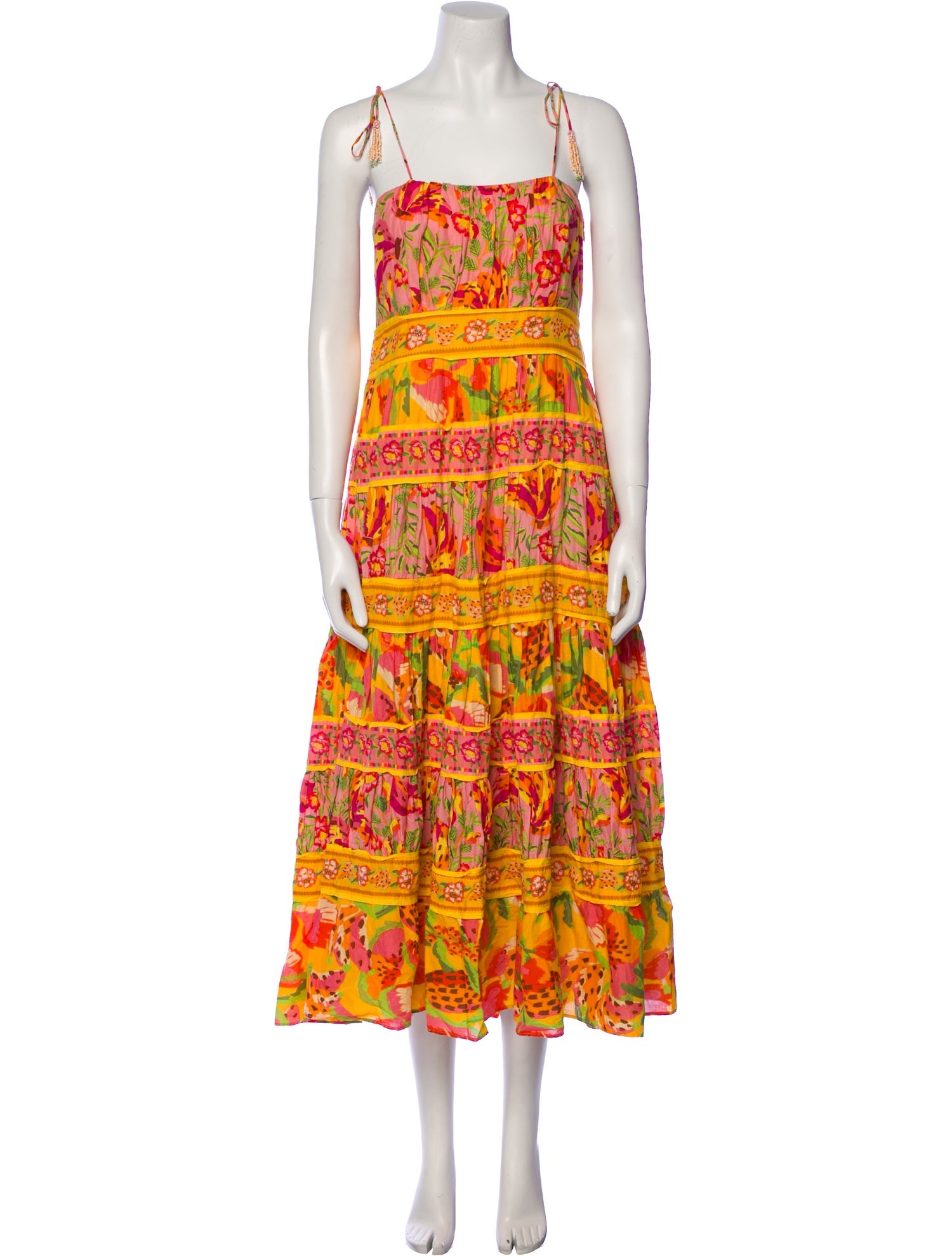 Farm Rio Printed Long Dress