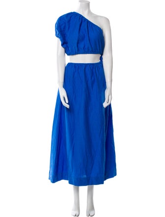 Farm Rio Linen Midi Length Dress