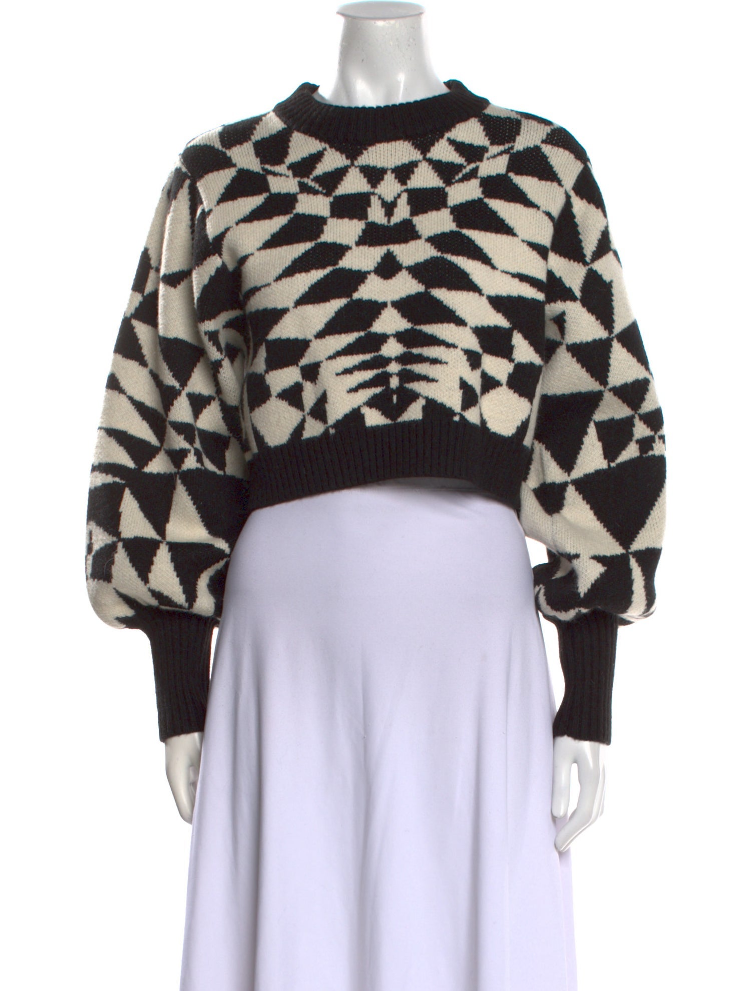 Farm Rio Printed Crew Neck Sweater w/ Tags