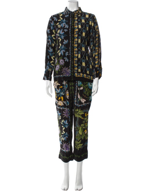 Farm Rio Floral Print Pant Set