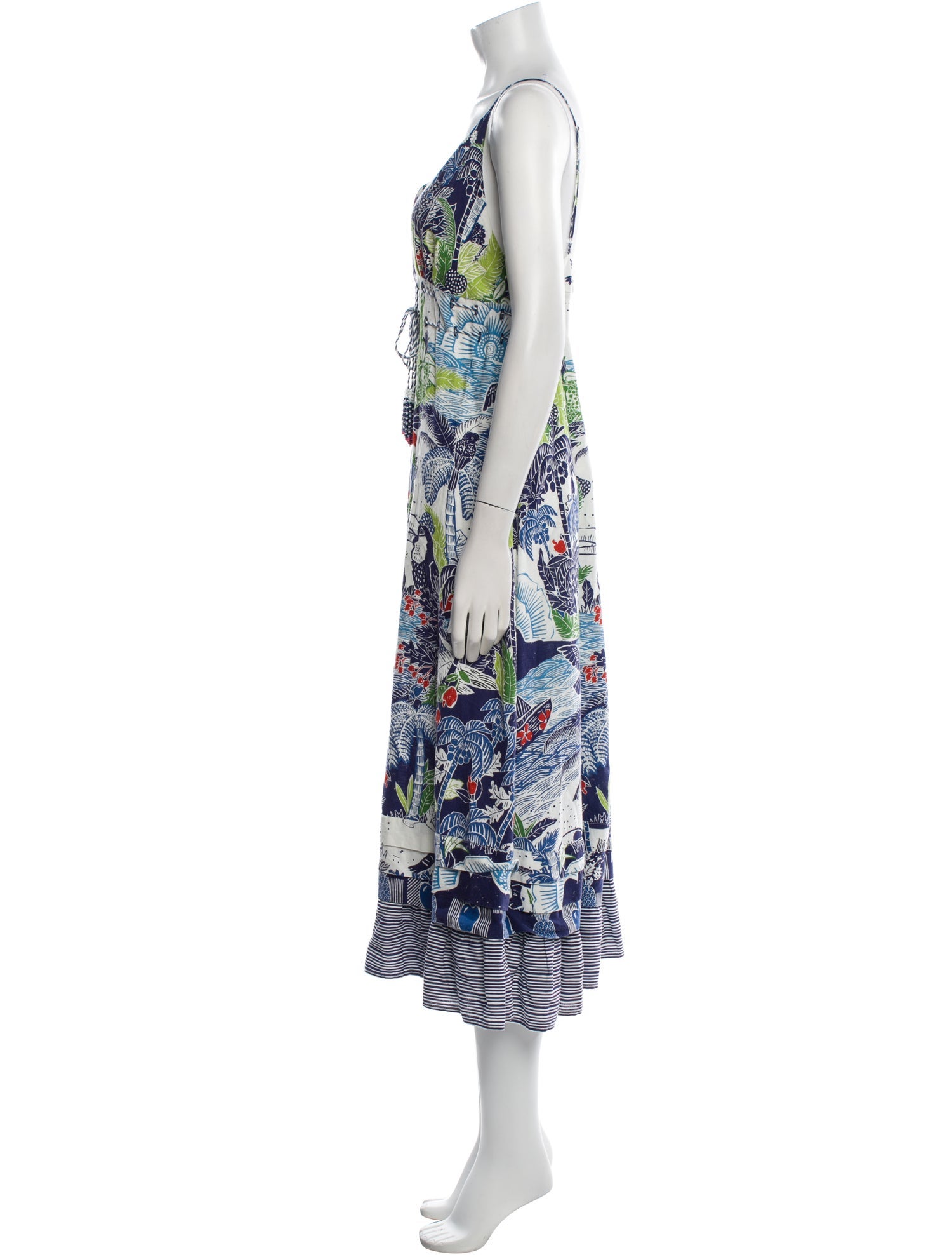 Farm Rio Linen Long Dress