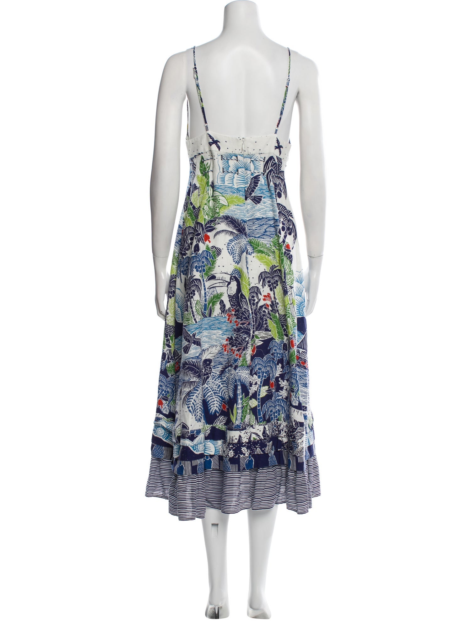 Farm Rio Linen Long Dress