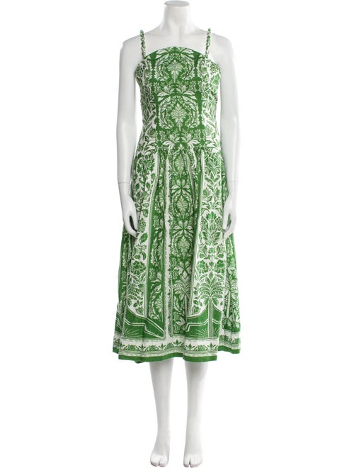 Farm Rio Linen Midi Length Dress