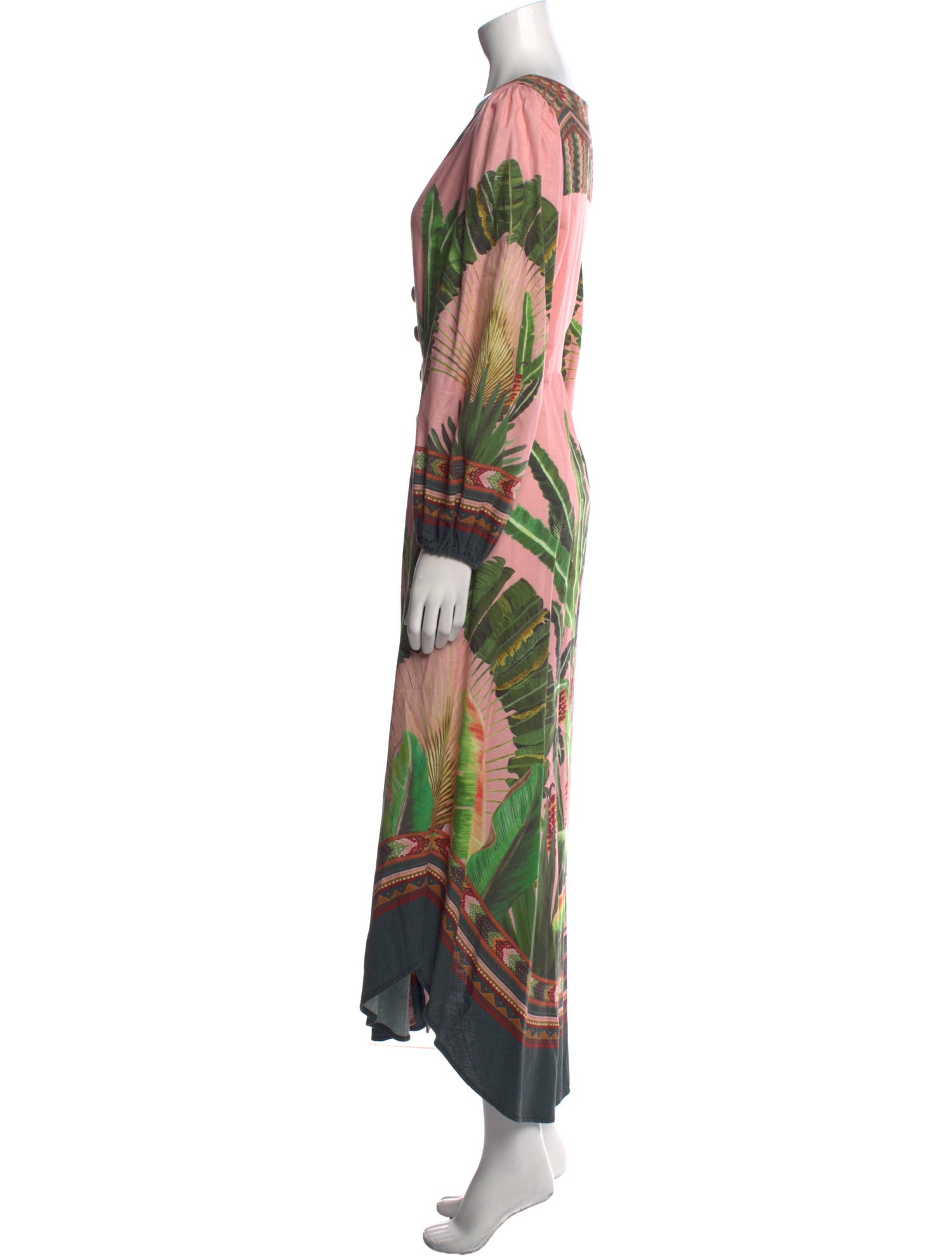 Farm Rio Linen Long Dress