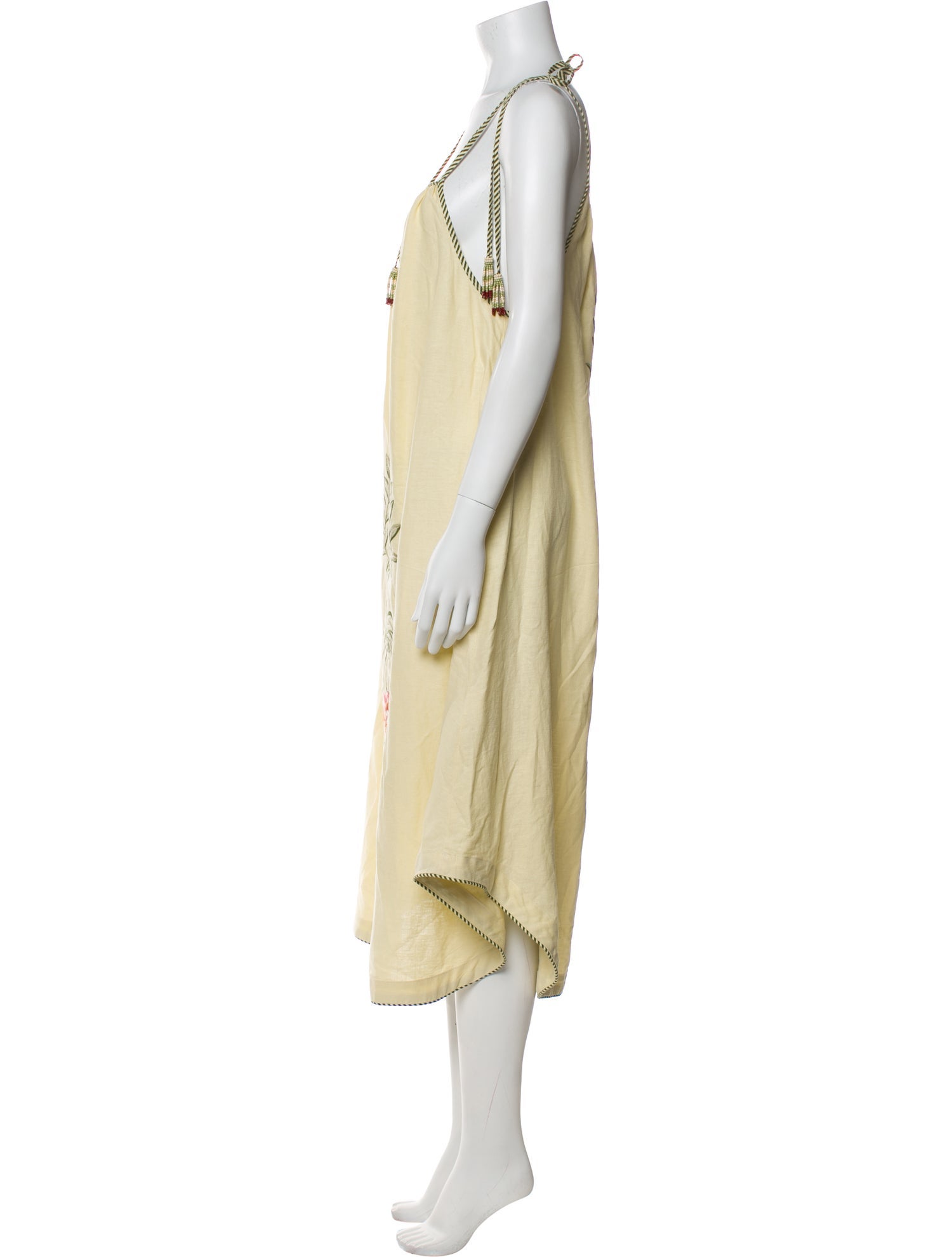 Farm Rio Floral Print Midi Length Dress