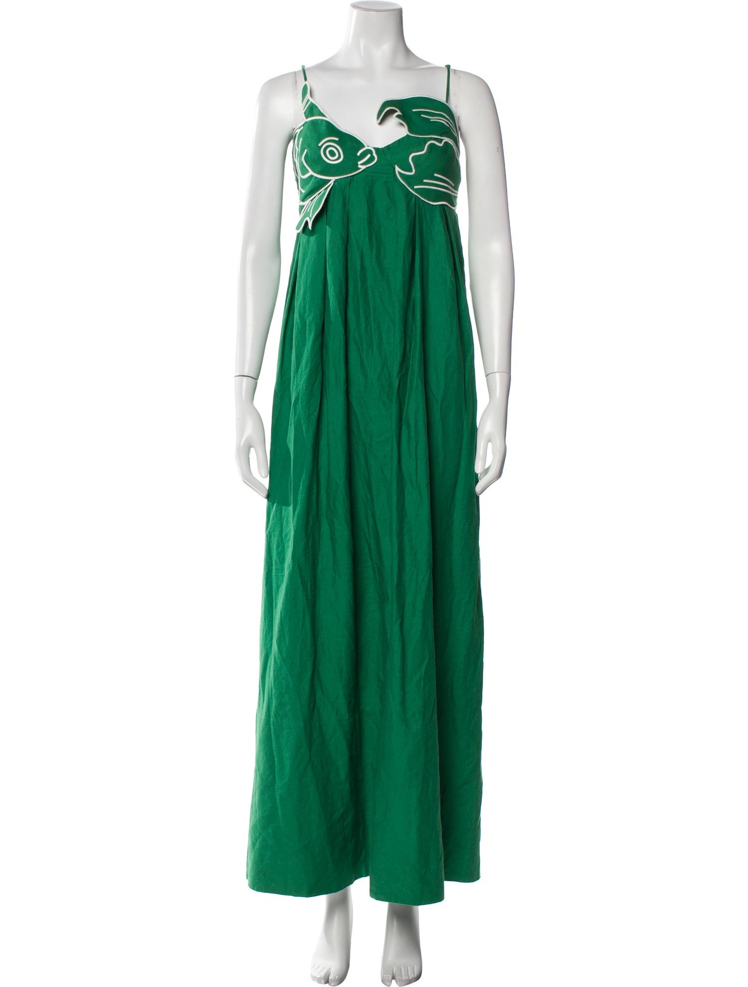 Farm Rio V-Neck Long Dress